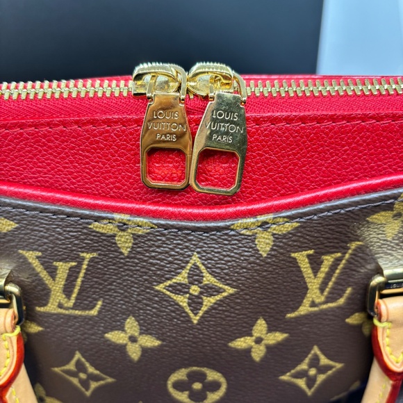 Louis Vuitton Pallas Monogram Canvas Tote – Red Accent - Picture 9 of 9